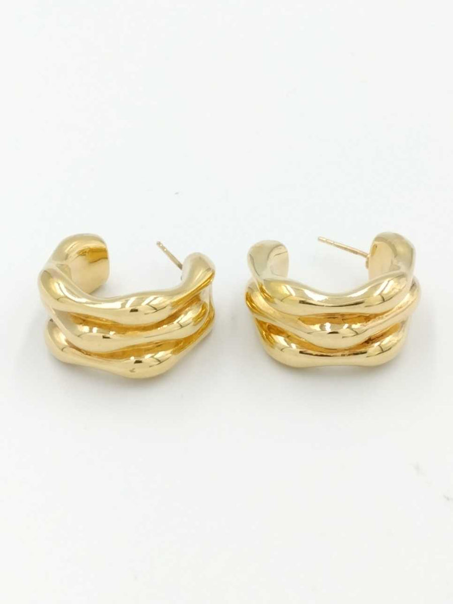 Bangle Earrings - Yellow Gold 14k (.585) 6.4 grams