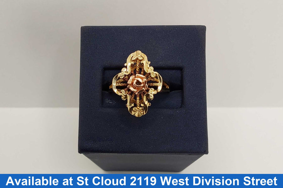 Women's Ring - Yellow Gold 14k (.585) 3.45 grams Size 9
