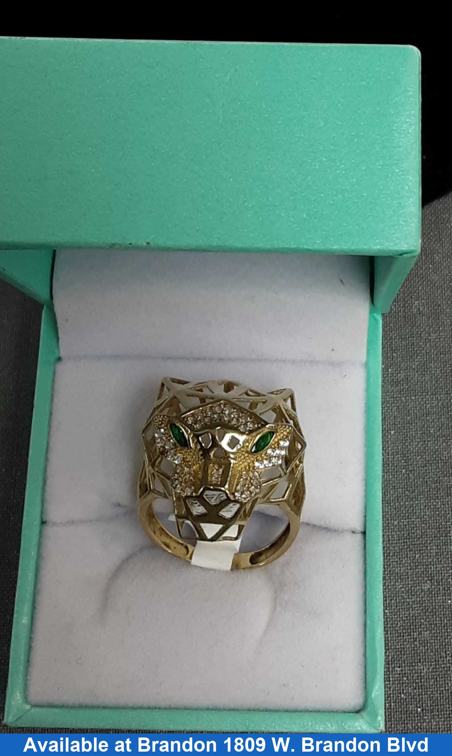 Women's Ring - Yellow Gold 10k (.417) 3.7 grams Size 8.5
