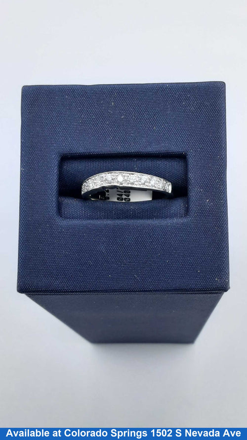 Ring - Wedding Band - White Gold 14k (.585) 2 grams Size 5