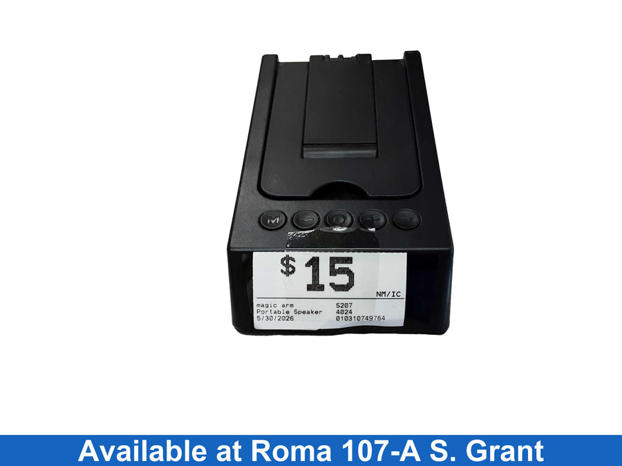 Magic Arm S207 Black Portable Speaker