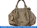 Gucci Sukey Leather Beige / Tan Purse / Handbag