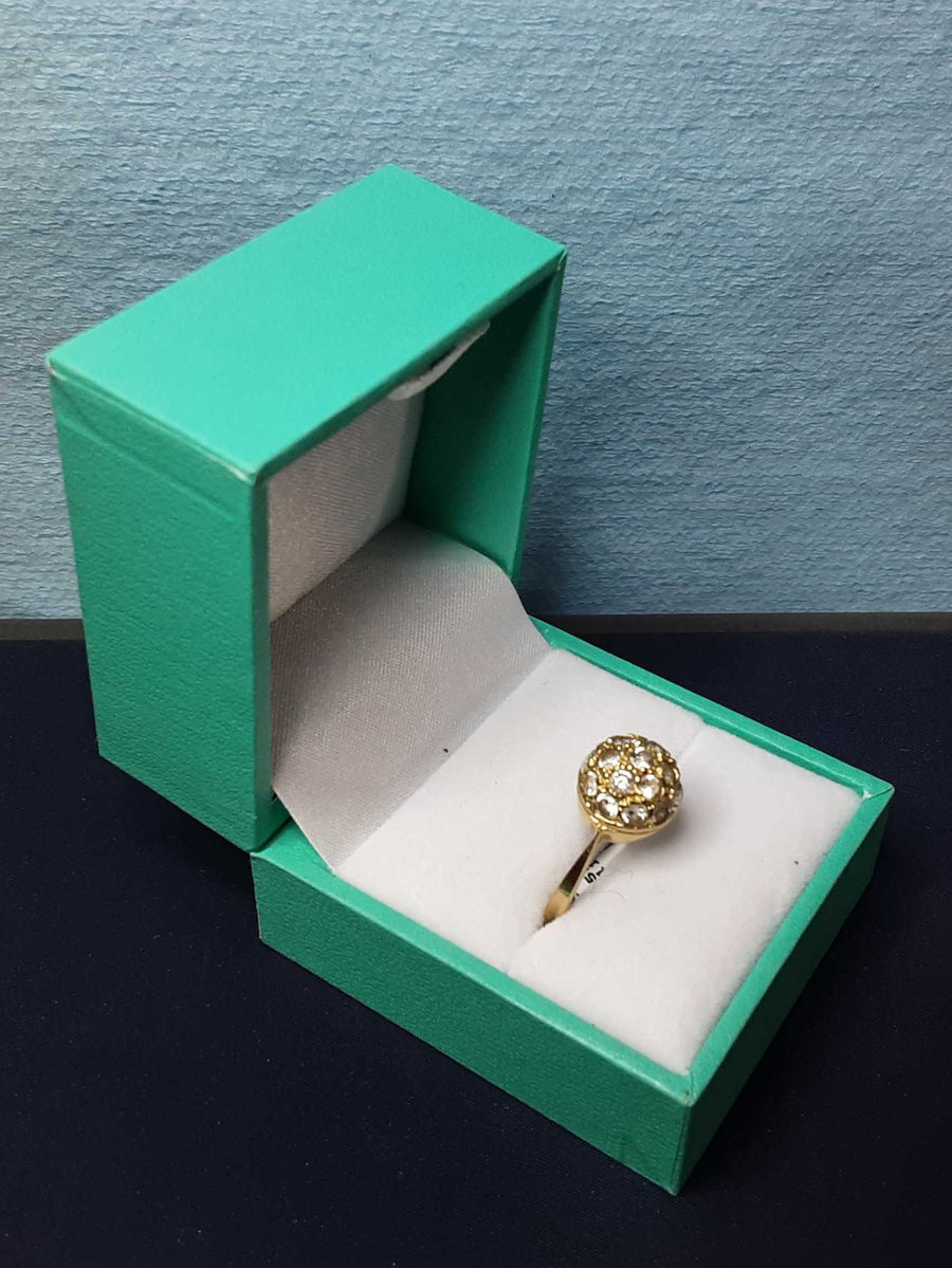 Women's Ring - Yellow Gold 14k (.585) 3 grams Size 8.5