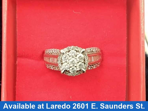 Women's Ring - White Gold 10k (.417) 5.8 grams Size 9