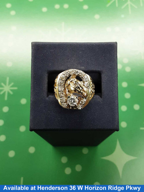 Men's Ring - Yellow Gold 14k (.585) 7.9 grams Size 6