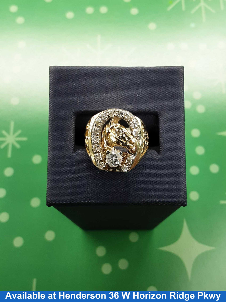 Men's Ring - Yellow Gold 14k (.585) 7.9 grams Size 6