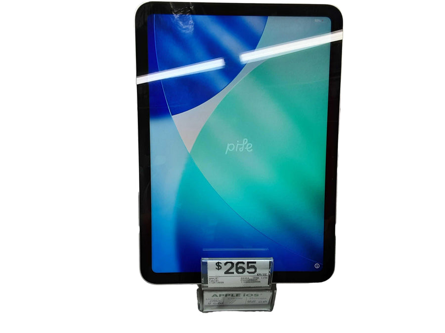Apple A3354__ipad 11th Gen Silver Tablet