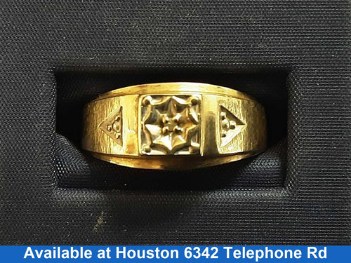 Women's Ring - Yellow Gold 10k (.417) 2.9 grams Size 10