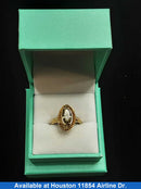 Women's Ring - Yellow Gold 10k (.417) 3.3 grams Size 7.5
