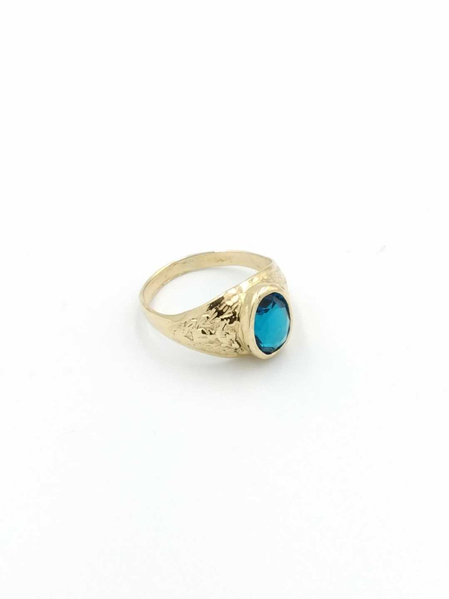 Women's Ring - Yellow Gold 10k (.417) 2.4 grams Size 7.5