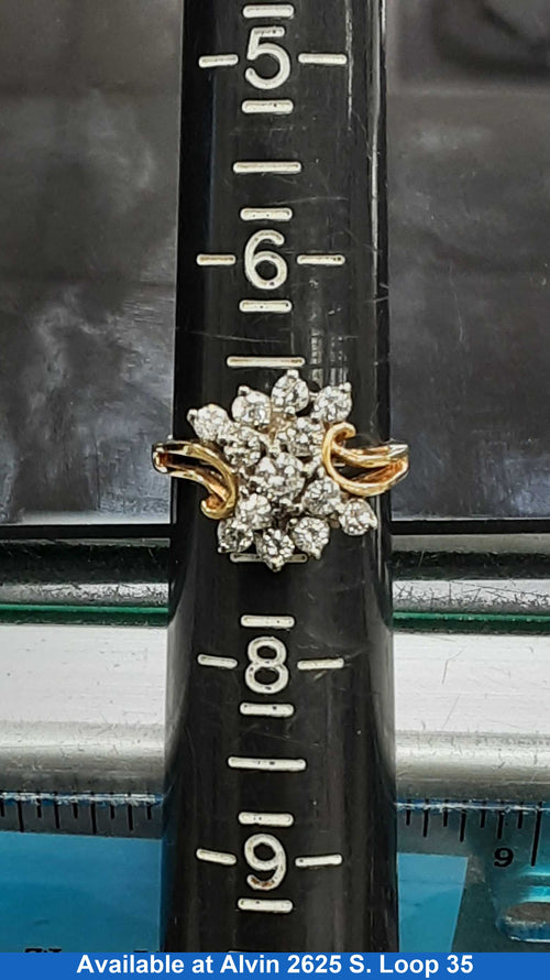 Women's Ring - Yellow Gold 14k (.585) 4.5 grams Size 8