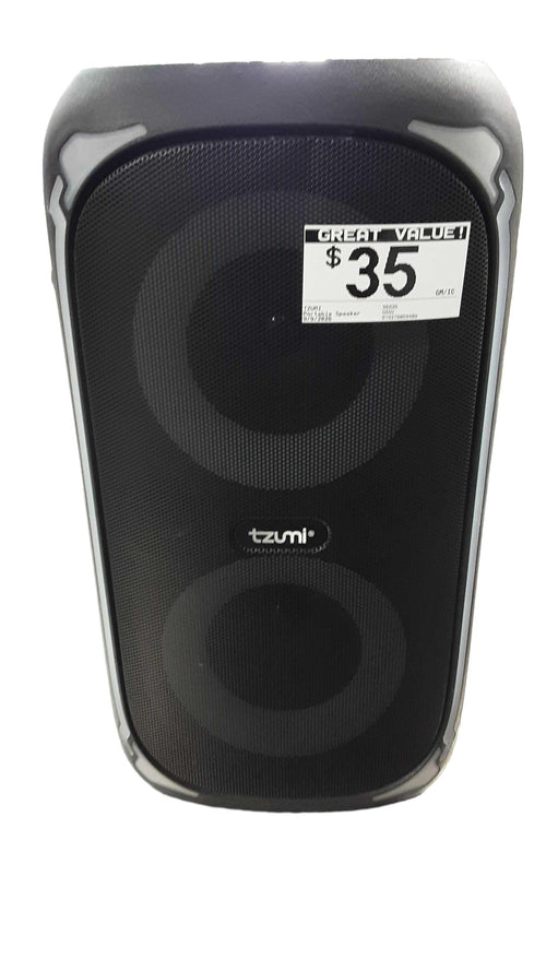 Tzumi 95025 Black Portable Speaker