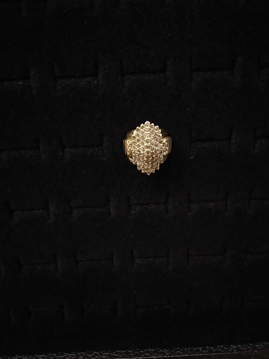 Women's Ring - Yellow Gold 10k (.417) 8.2 grams Size