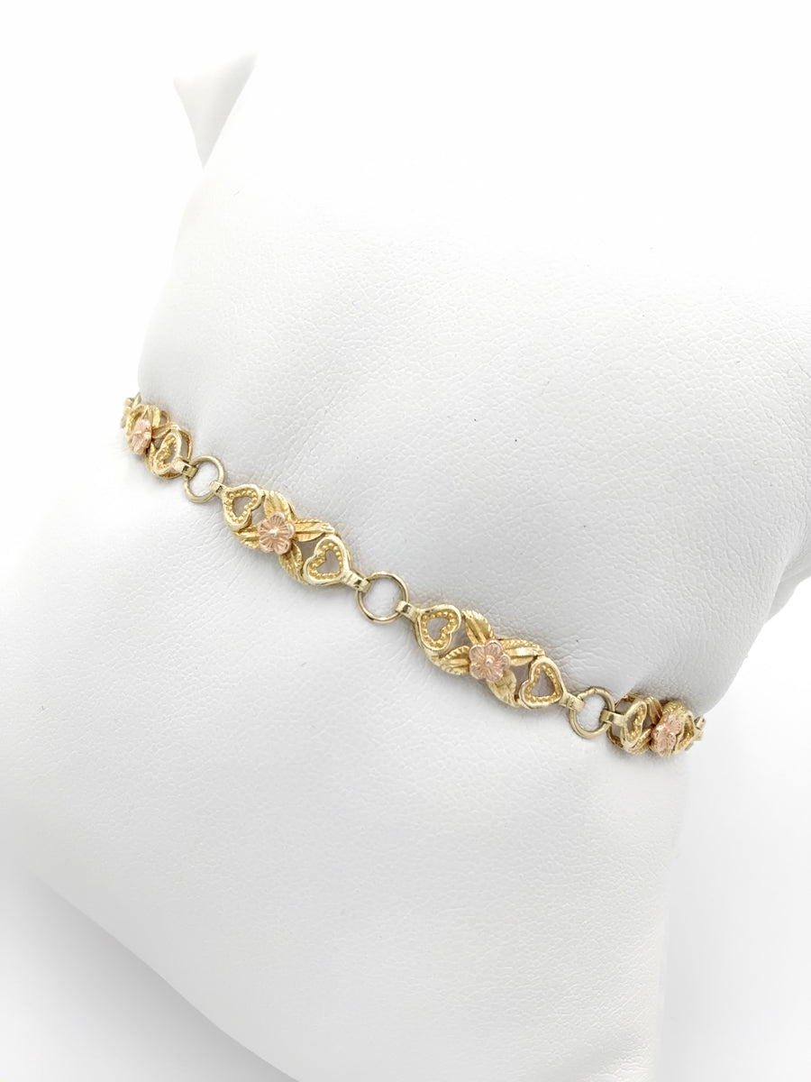 Bracelet - Yellow Gold 10k (.417) 4.3 grams 7 inch