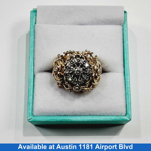 Women's Ring - Yellow Gold 10k (.417) 8.8 grams Size 6