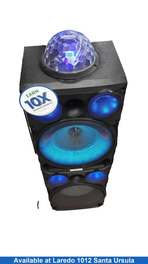 Top Tech Audio Sunny208 Black Floor Speaker