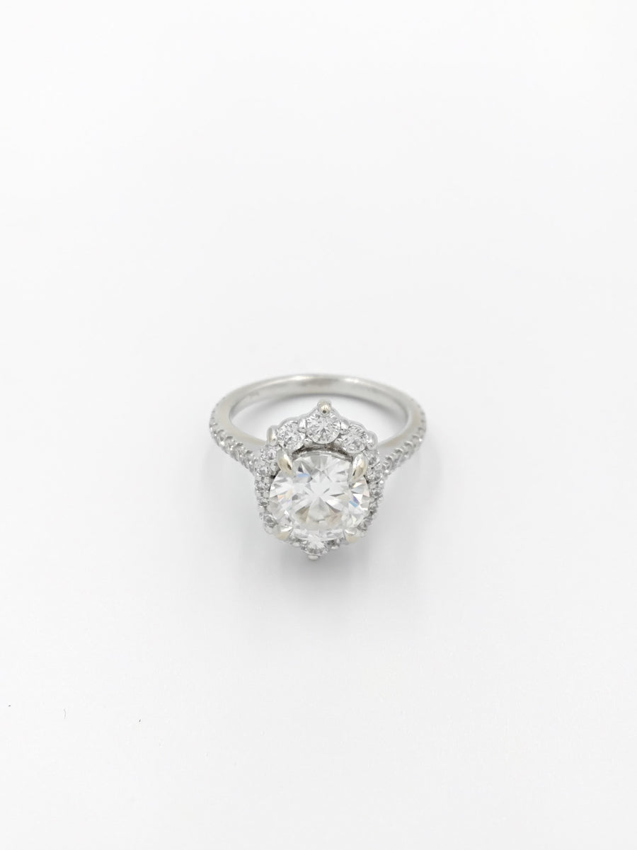 Women's Ring - White Gold 14k (.585) 4.8 grams Size 6