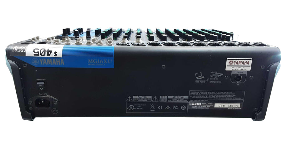 Yamaha Mg16xu Blue Analog Mixer