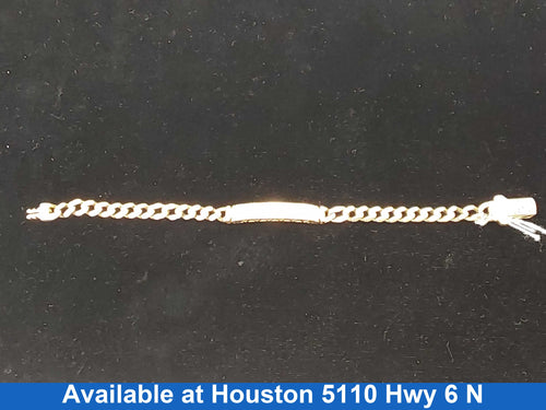 ID Bracelet - Yellow Gold 14k (.585) 9 grams 7 inch