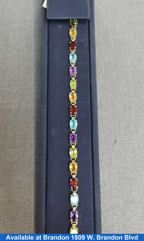 Tennis Bracelet - Yellow Gold 10k (.417) 8.1 grams 6 inch