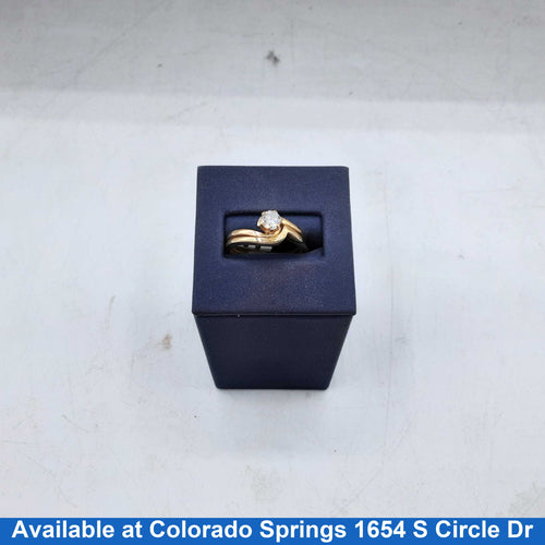 Women's Ring - Solitaire - Yellow Gold 18k (.750) 6.6 grams Size 9