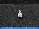 Diamond Pendant - White Gold 14k (.585) 0.9 grams