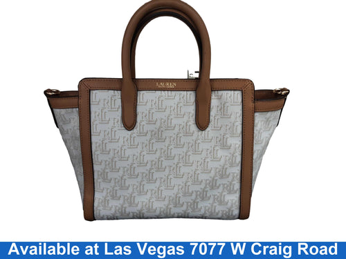 Ralph Lauren Tyler 24 Beige / Tan Purse / Handbag