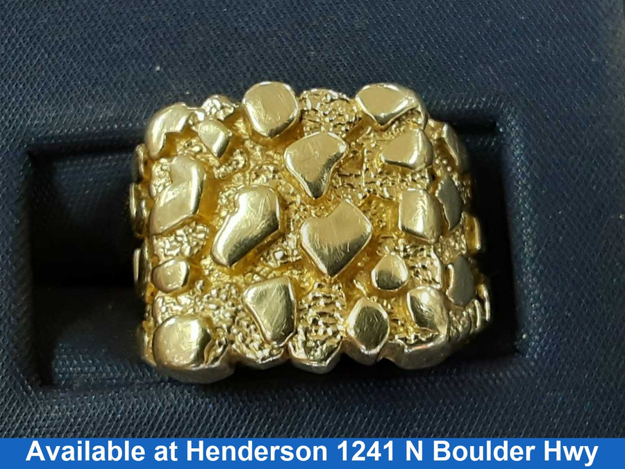 Men's Ring - Yellow Gold 10k (.417) 4.1 grams Size 8
