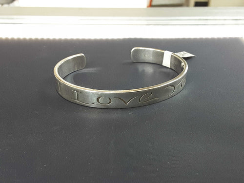Bangle Bracelet - Silver 27.6 grams 8 inch