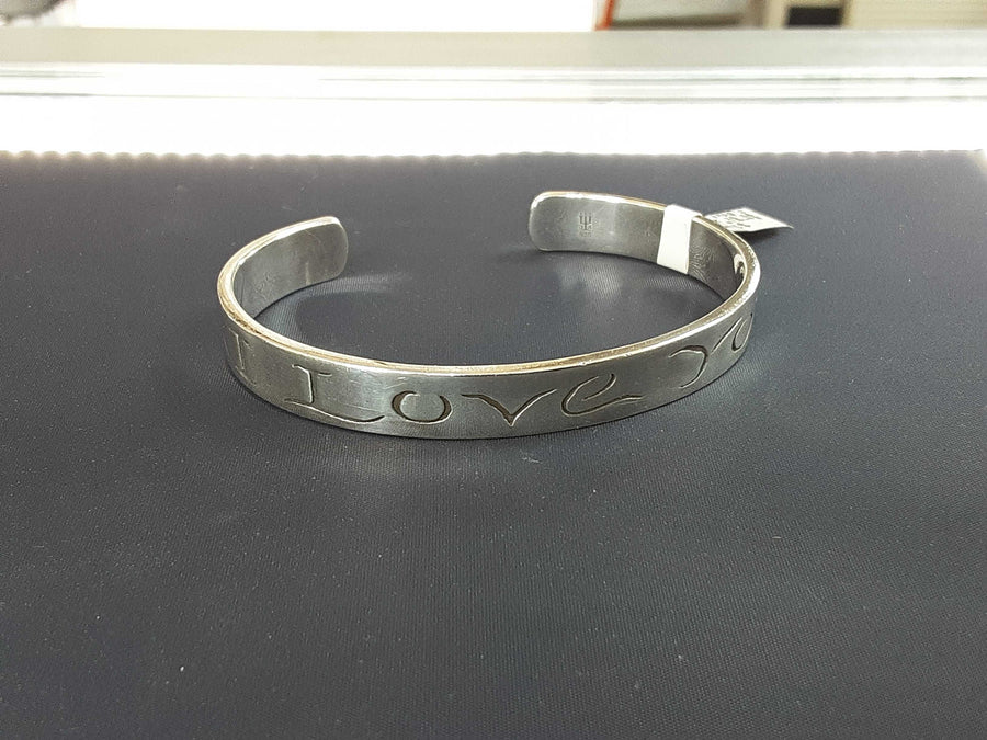 Bangle Bracelet - Silver 27.6 grams 8 inch
