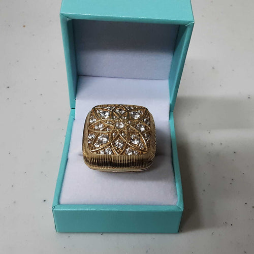 Men's Ring - Yellow Gold 10k (.417) 12.8 grams Size 9