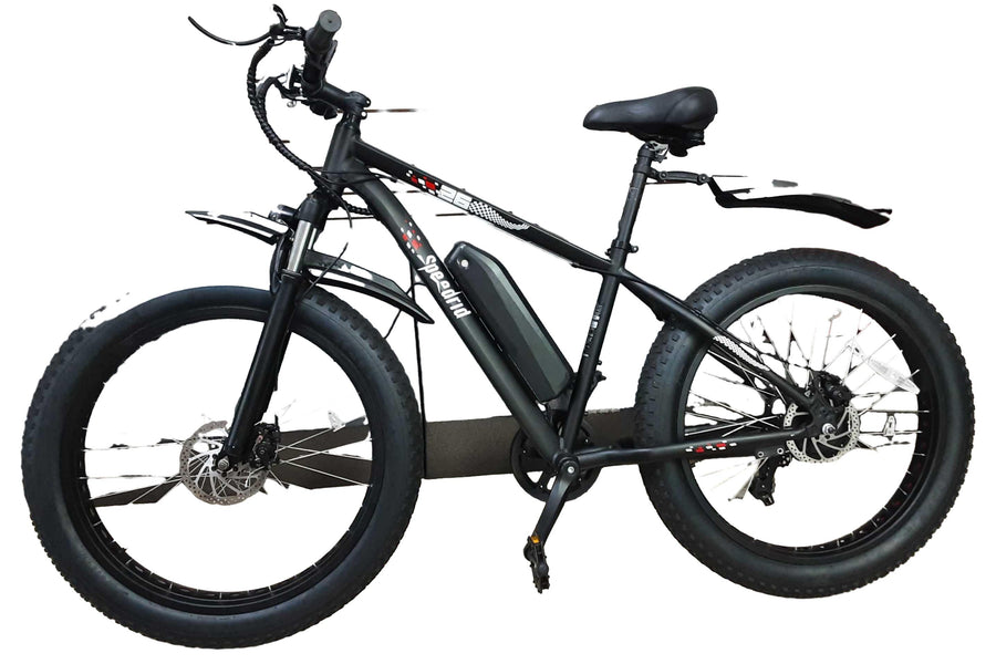 Speedrid Electric Bike Black Fat Tire Bike