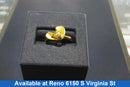 Women's Ring - Yellow Gold 22k (.917) 4.9 grams Size 8
