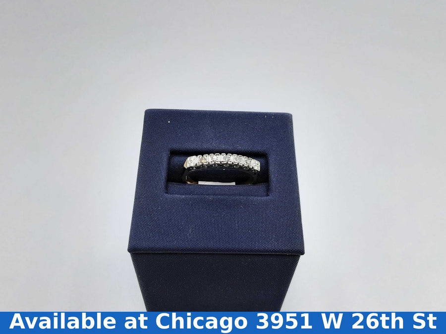 Women's Ring - Anniversary - Yellow Gold 14k (.585) 2.1 grams Size 7