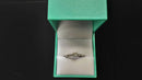 Women's Ring - Solitaire - White Gold 14k (.585) 3 grams Size 6.5