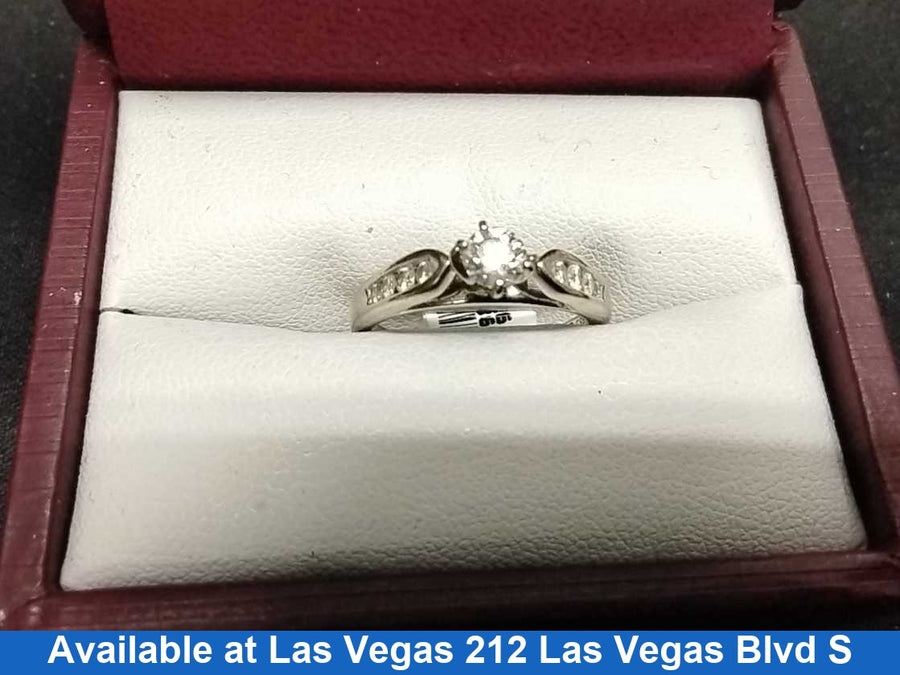 Women's Ring - White Gold 14k (.585) 3.6 grams Size 20