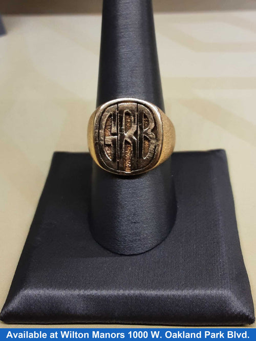 Men's Ring - Yellow Gold 14k (.585) 13.1 grams Size 9.5