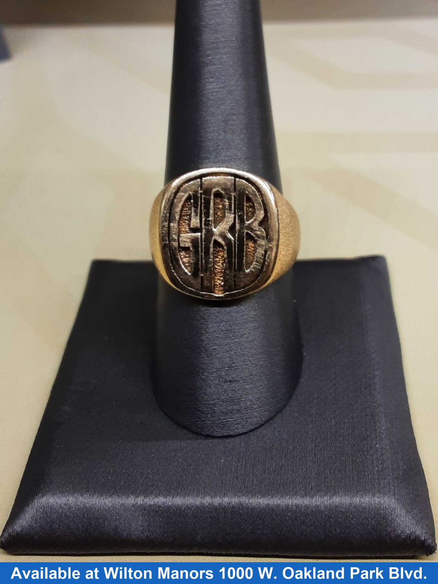 Men's Ring - Yellow Gold 14k (.585) 13.1 grams Size 9.5