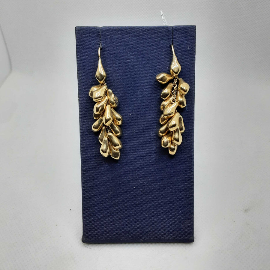 Gold Ball Earrings - Yellow Gold 14k (.585) 9.8 grams