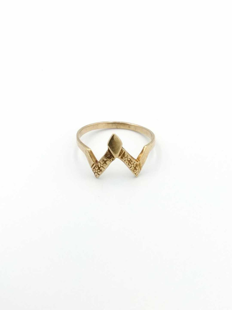 Women's Ring - Yellow Gold 10k (.417) 1.4 grams Size 7.5