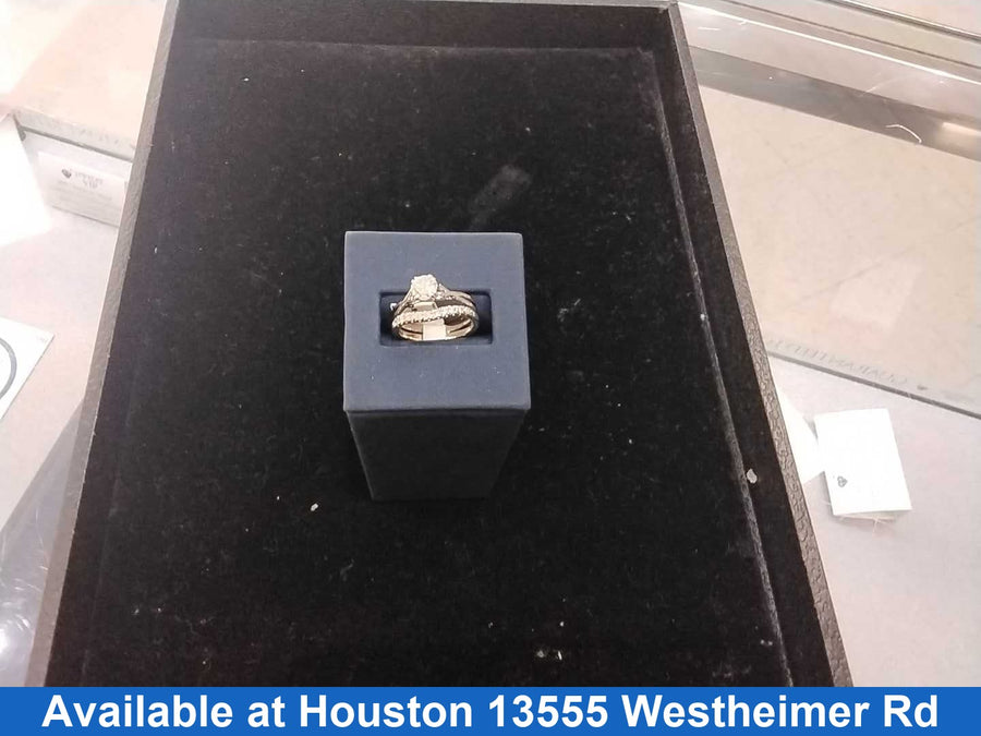 Women's Ring - White Gold 14k (.585) 4.2 grams Size 5.5