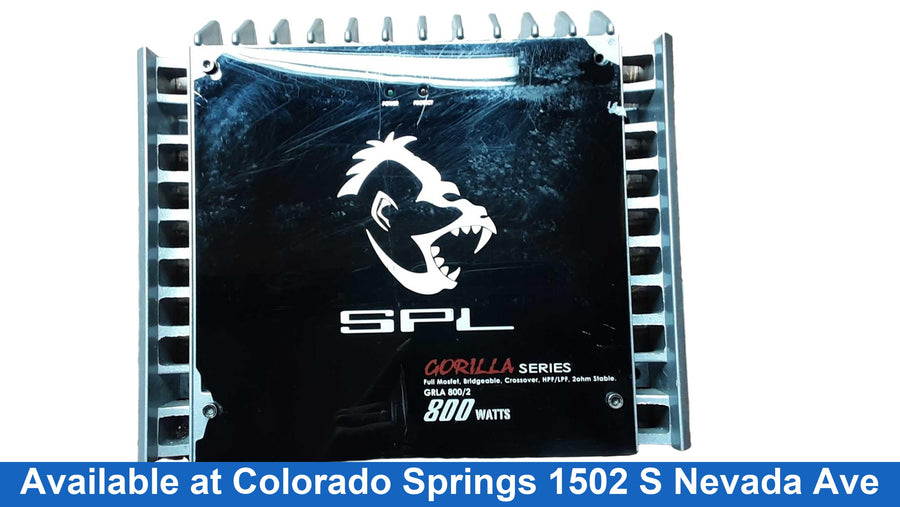Spl Gorilla Grla 800/2 Black Car Audio Amplifier