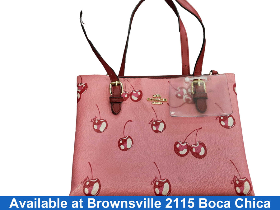 Coach Mollie Tote Bag Pink Purse / Handbag