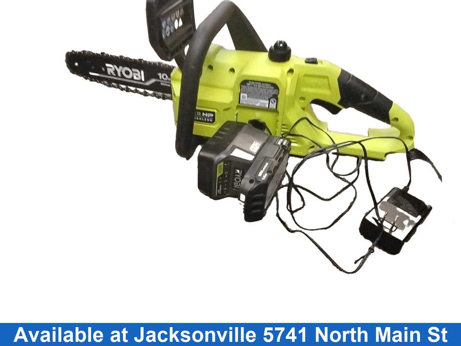 Ryobi P2502 Green Chain Saw