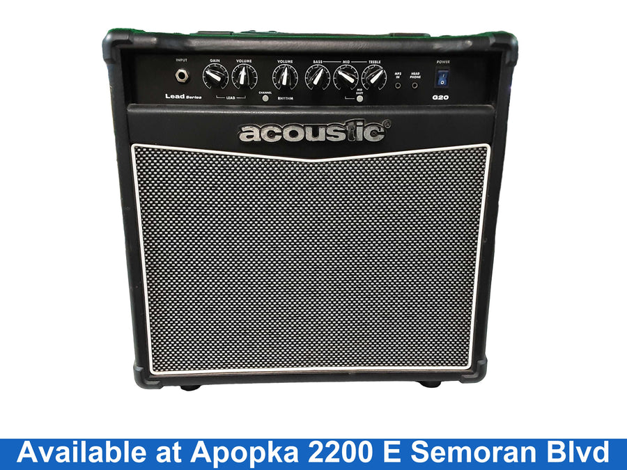 Acoustic G20 Black Guitar Amplifier