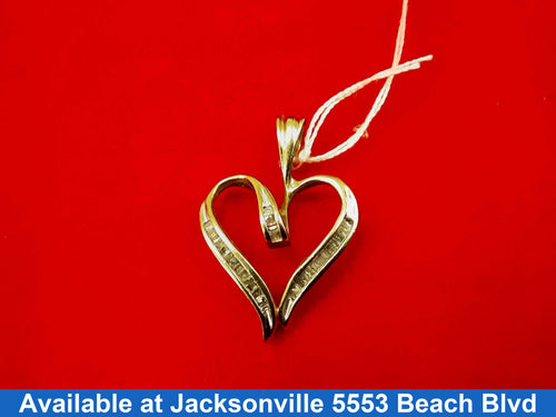 Diamond Pendant - Yellow Gold 10k (.417) 2.2 grams