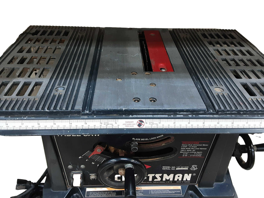 Craftsman 137.221940 Black Corded Table Saw