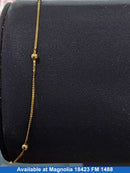 Bracelet - Yellow Gold 14k (.585) 0.7 grams 7 inch