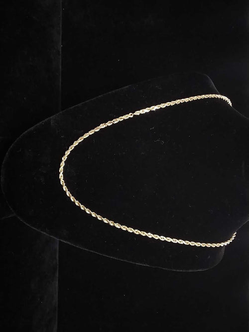 Rope Chain - Yellow Gold 10k (.417) 3.4 grams 22 inch