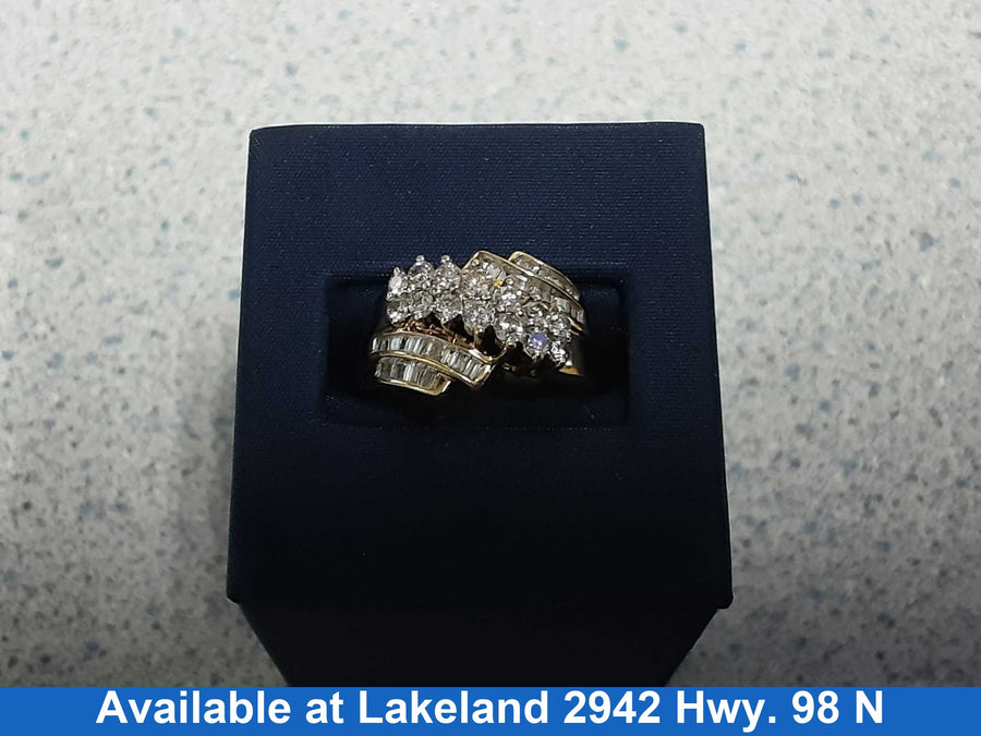 Women's Ring - Yellow Gold 10k (.417) 4.5 grams Size 7.5